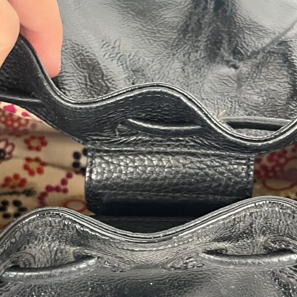 Brighton Drawstring Long Shoulder leather bag - Picture 7 of 9